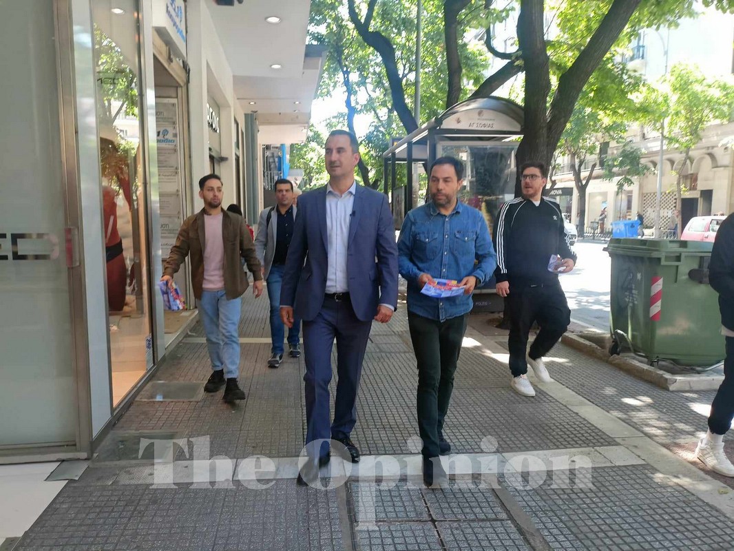 Οι επαφές του Αλέξη Χαρίτση στη Θεσσαλονίκη