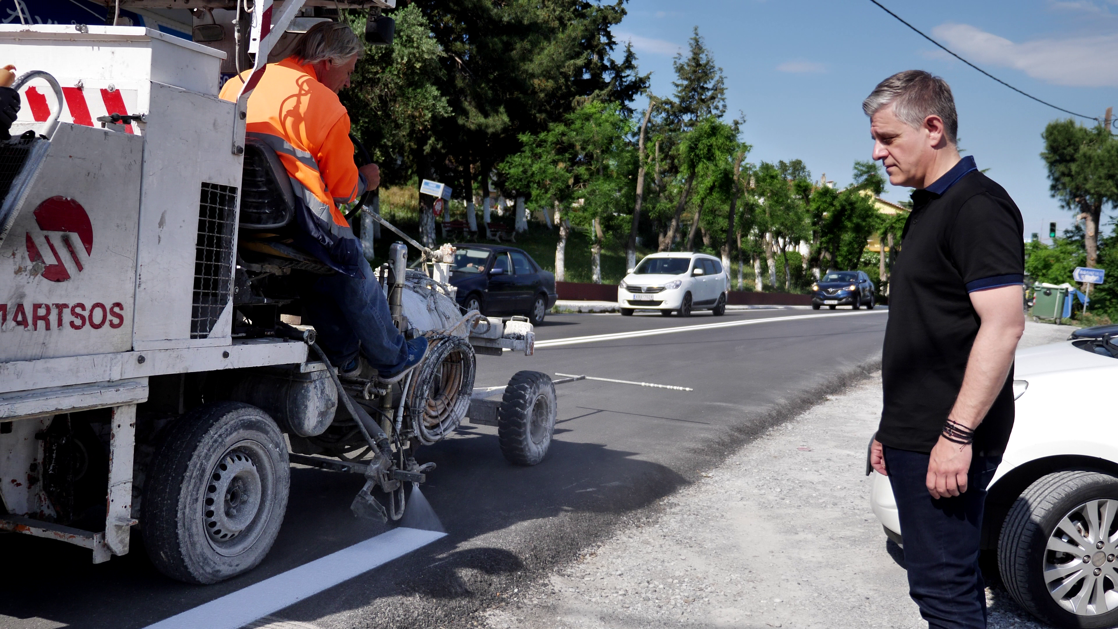 Ολοκληρώθηκε η ανακατασκευή της κεντρικής οδικής αρτηρίας που συνδέει Περαία – Ν. Μηχανιώνα (ΦΩΤΟ)