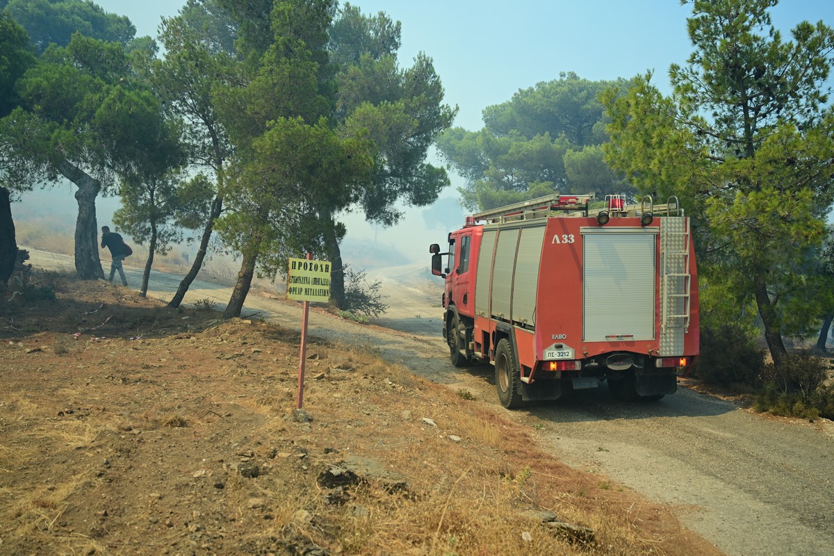 Υψηλός κίνδυνος πυρκαγιάς και σήμερα στη Χαλκιδική