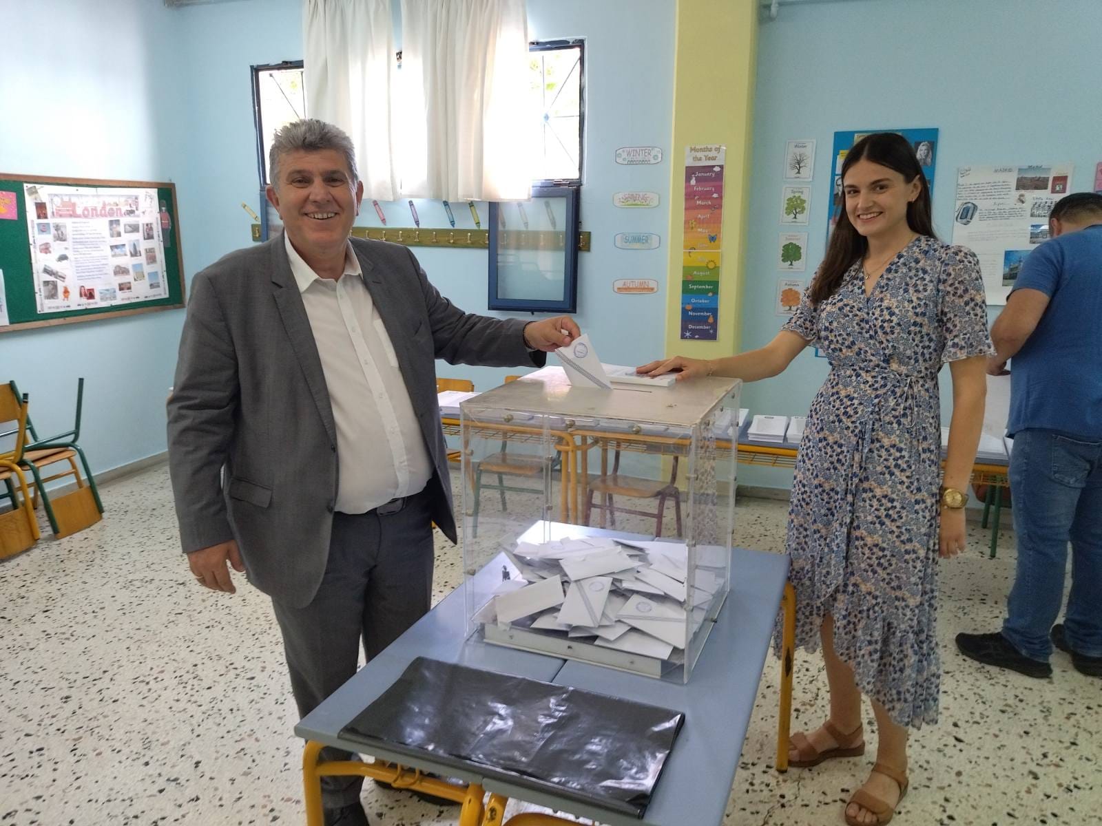 Ευρωεκλογές: Ομαλά η διαδικασία στον δήμο Κορδελιού Ευόσμου – Ψήφισε ο δήμαρχος