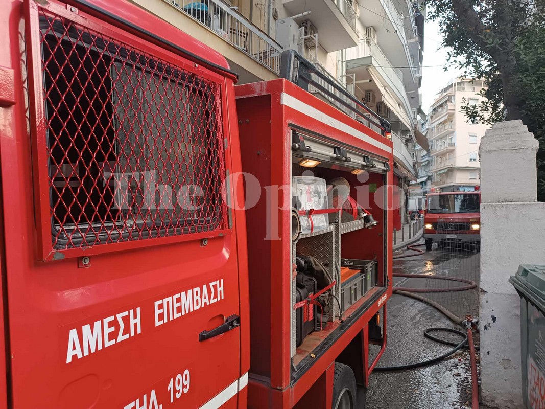 Πυρκαγιά σε διαμέρισμα στη Θεσσαλονίκη