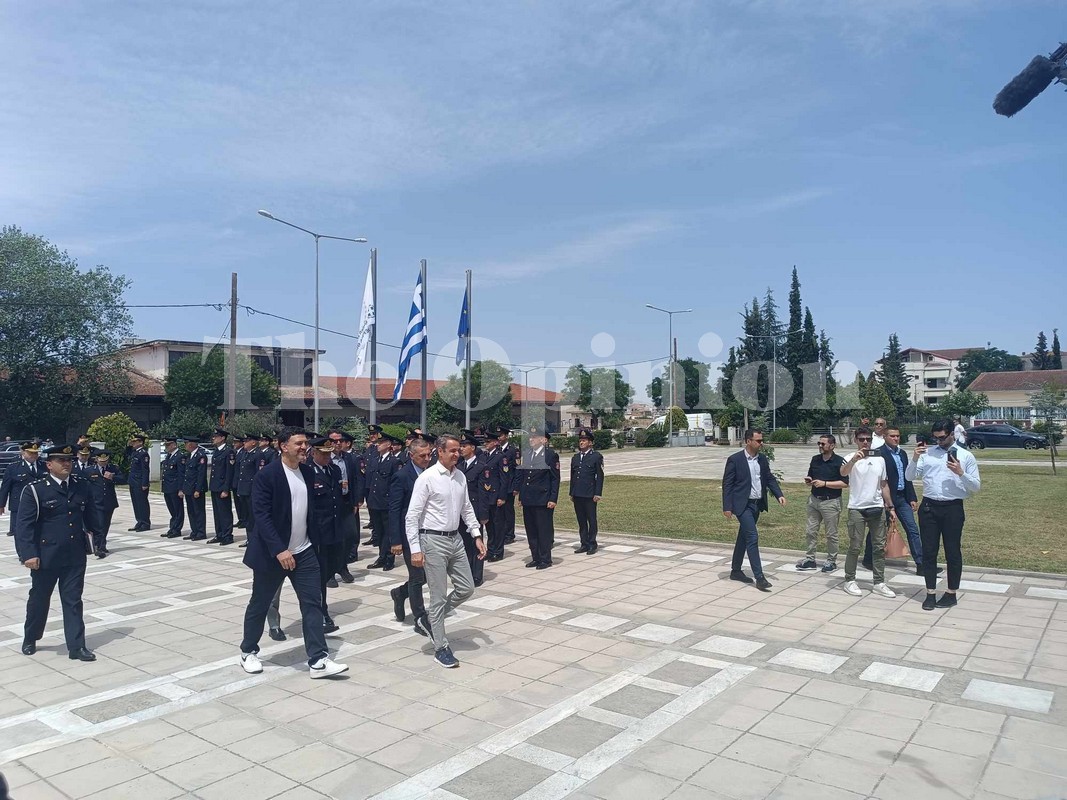 Στη Λάρισα ο Κυριάκος Μητσοτάκης (ΦΩΤΟ)