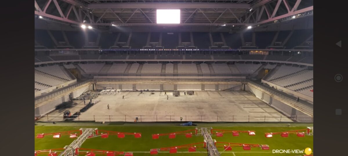 Ολυμπιακοί Αγώνες 2024: Πως ένα γήπεδο ποδοσφαίρου μετατρέπεται σε… γήπεδο μπάσκετ (VIDEO)