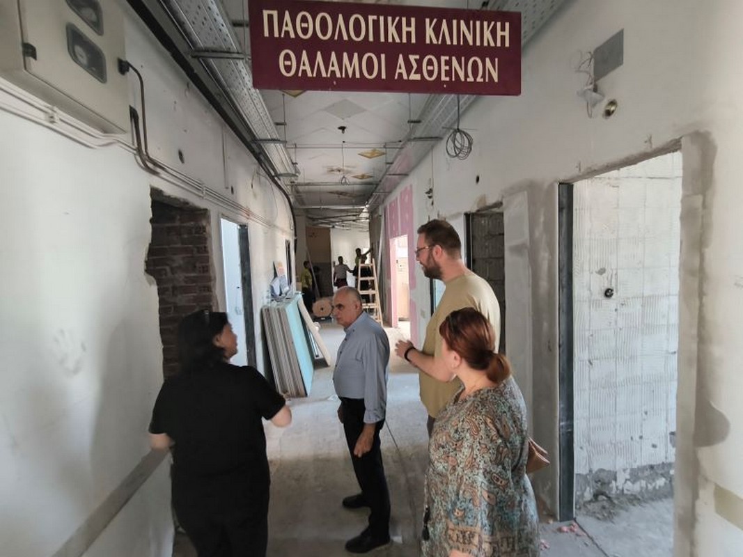 Επίσκεψη Αράπογλου στο ΓΝΘ «Άγιος Παύλος» – «Ο ‘Άγιος Παύλος’ είναι νοσοκομείο της Καλαμαριάς»