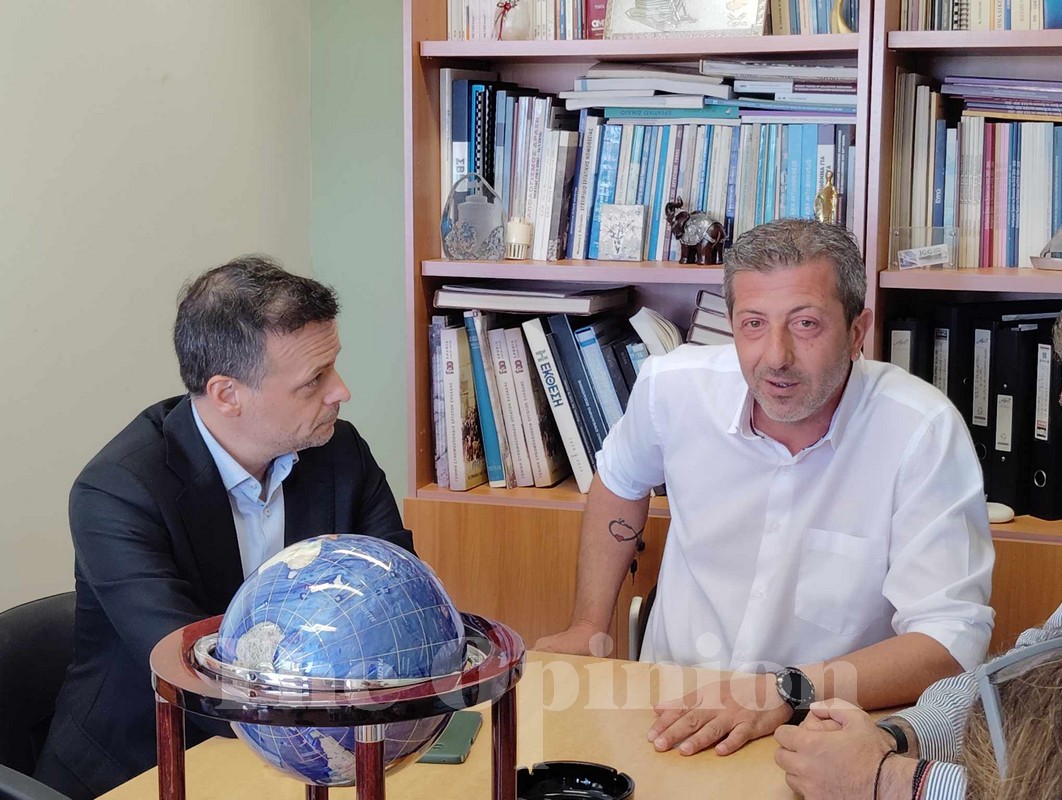 Ο πρόεδρος κι ο υποψήφιος πρόεδρος