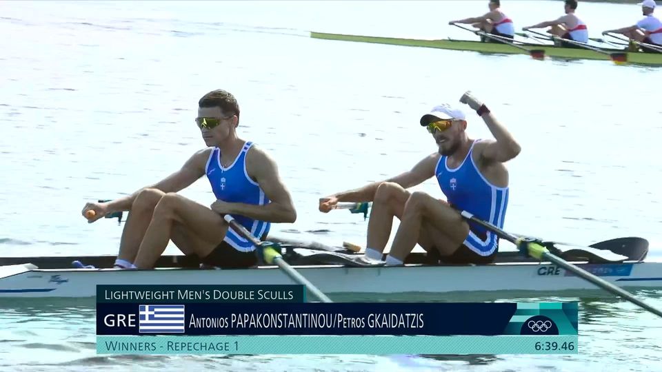 Ολυμπιακοί Αγώνες: Θριαμβευτικά πρώτοι στον ημιτελικό της κωπηλασίας Παπακωνσταντίνου -Γκαϊδατζής (VIDEO)