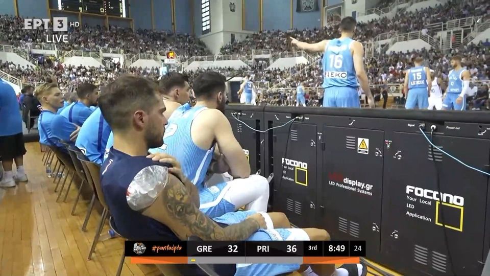 Λήξη συναγερμού για Τολιόπουλο στην Εθνική (VIDEO)