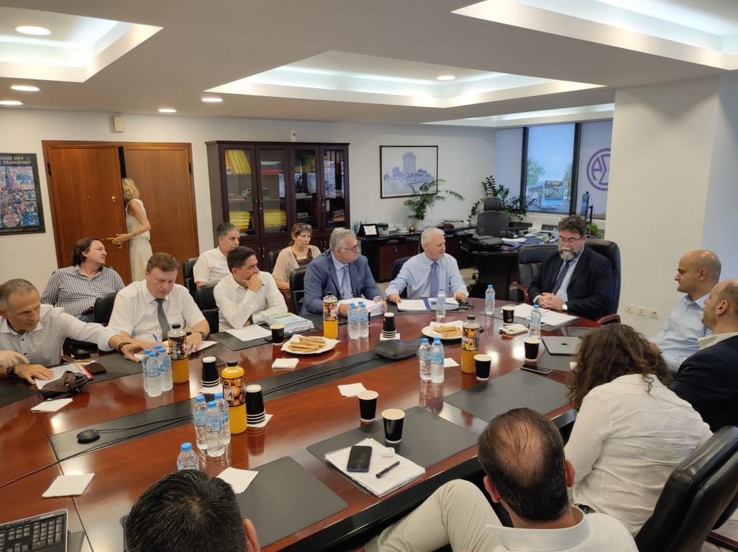 Στο επίκεντρο ο συγκοινωνιακός χάρτης της Θεσσαλονίκης στην συνάντηση Οικονόμου με ΟΣΕΘ και ΟΑΣΘ (ΦΩΤΟ)