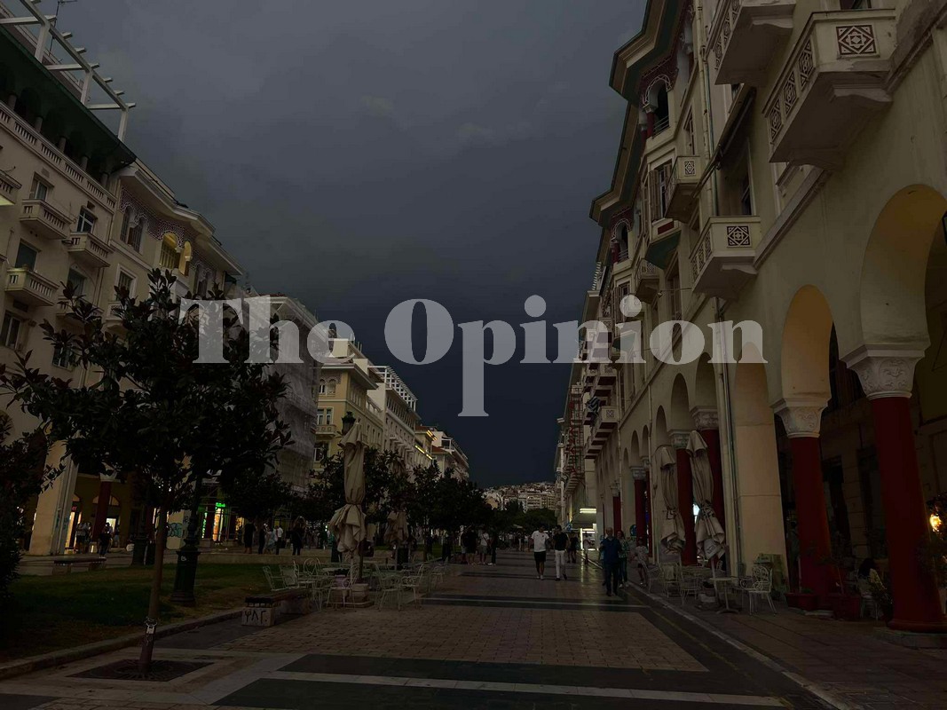 Κακοκαιρία: Καταιγίδα και ισχυροί άνεμοι στη Θεσσαλονίκη (ΦΩΤΟ+VIDEO)