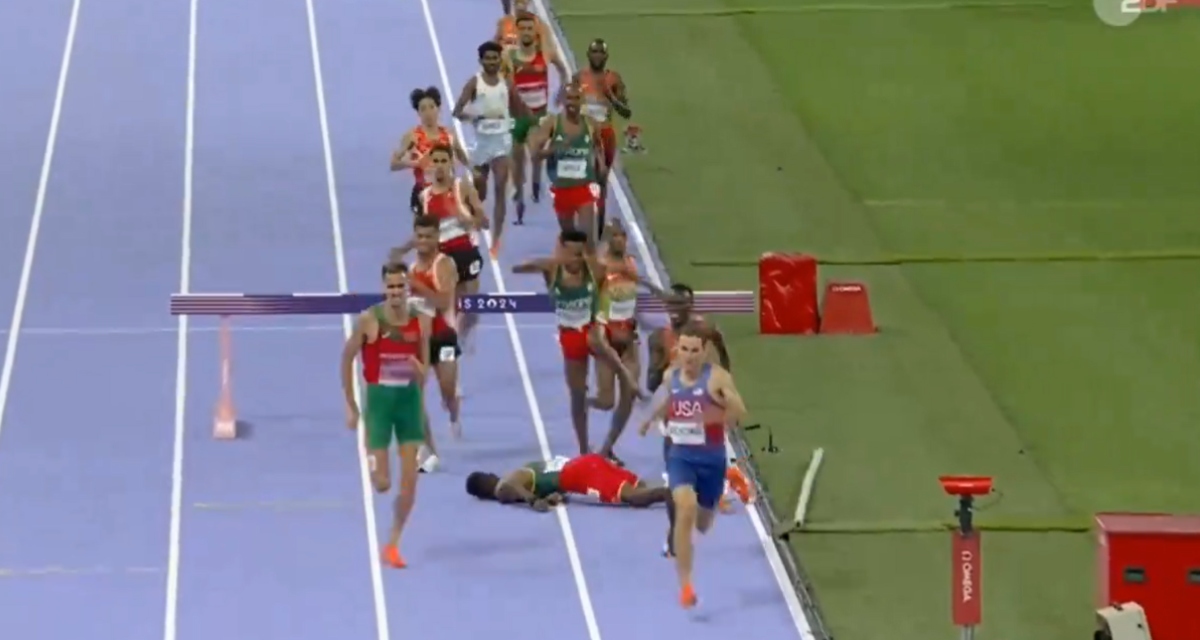 Ολυμπιακοί Αγώνες: Τραυματισμός σοκ για τον Γκίρμα – Οι συναθλητές του ούτε που σταμάτησε (VIDEO)