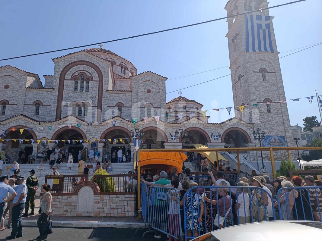 Νέα Μηχανιώνα: Με λαμπρότητα οι εορτασμοί στην Παναγία Φανερωμένη (ΦΩΤΟ+VIDEO)