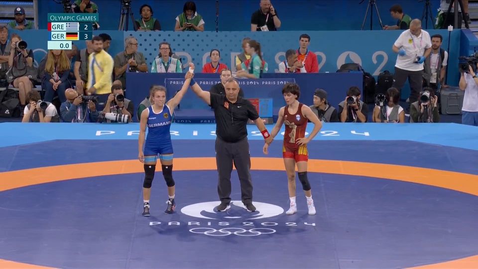 Oλυμπιακοί Αγώνες: Δεν τα κατάφερε η Πρεβολαράκη στην πάλη (VIDEO)