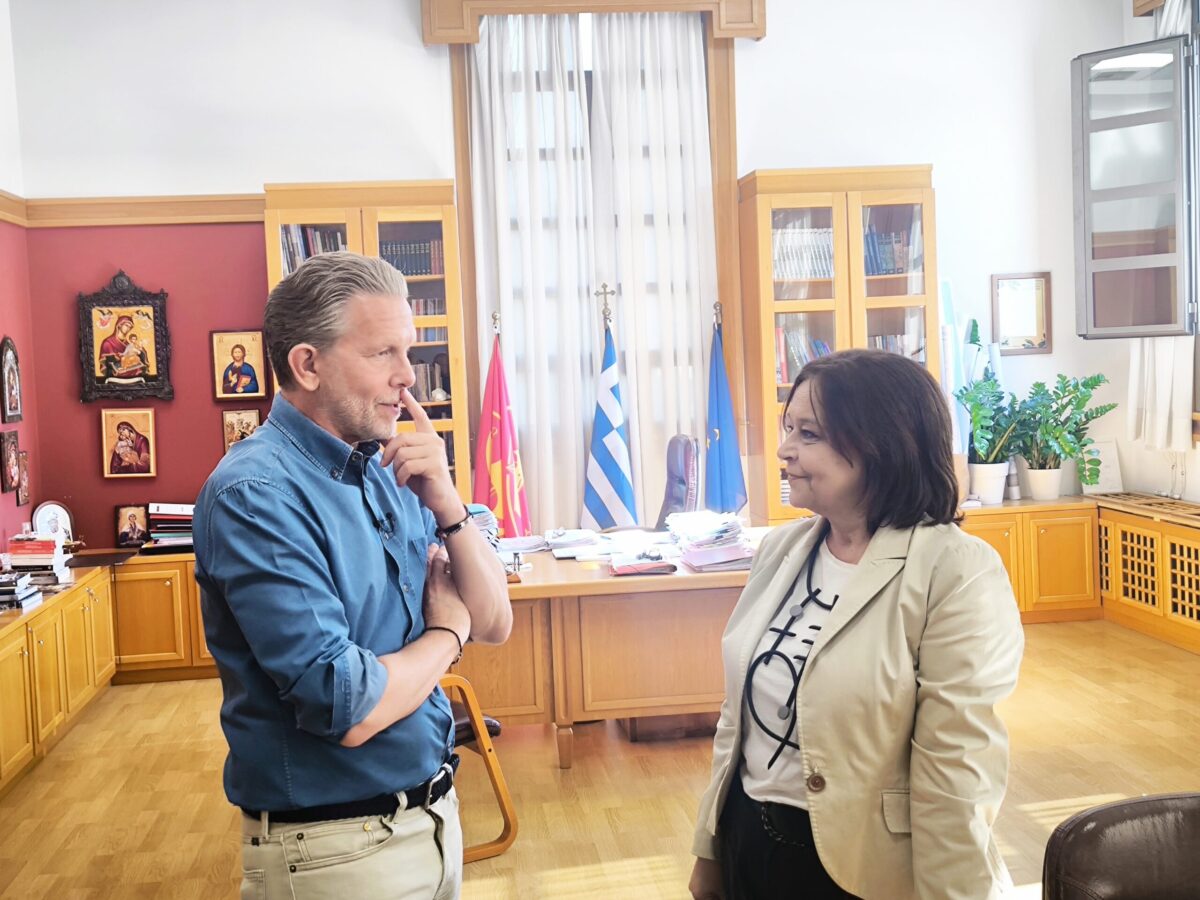 Συνάντηση Αράπογλου- Γερουλάνου στο Δημαρχείο Καλαμαριάς (ΦΩΤΟ)