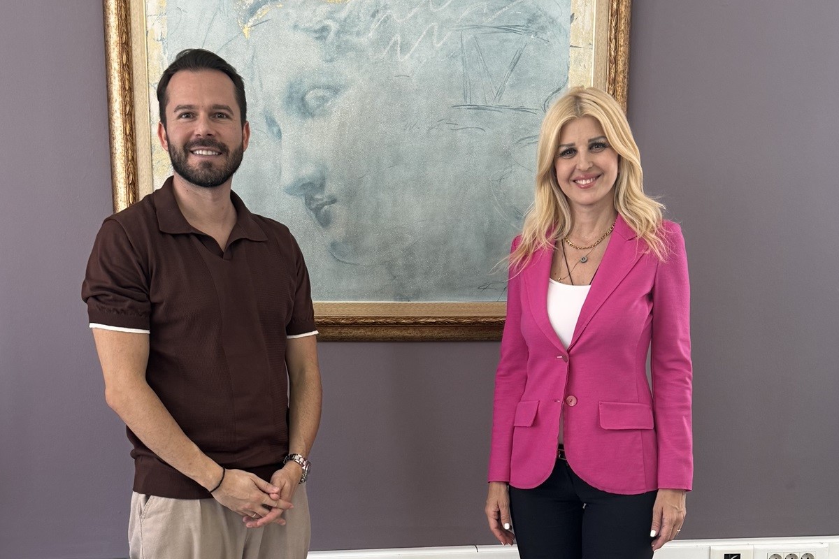 Συνάντηση Δημήτρη Ασλανίδη με Έλενα Ράπτη – Στο επίκεντρο το Μητροπολιτικό Πάρκο Παύλου Μελά