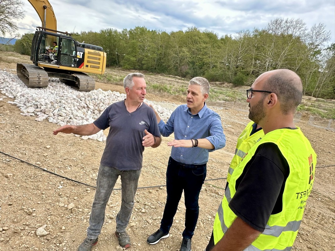 Έργα αντιπλημμυρικής θωράκισης στο ρέμα της Ν. Απολλωνίας από την Αντιπεριφέρεια Θεσσαλονίκης (ΦΩΤΟ)