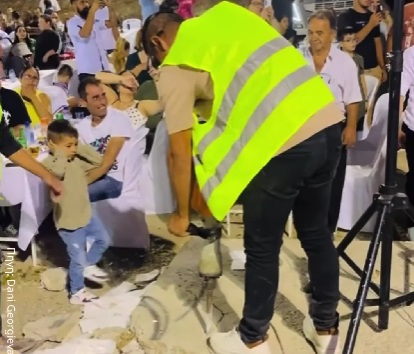 Κομπρεσέρ και… τρυπάνια βγήκαν σε γάμο, την ώρα του χορού του γαμπρού (VIDEO)