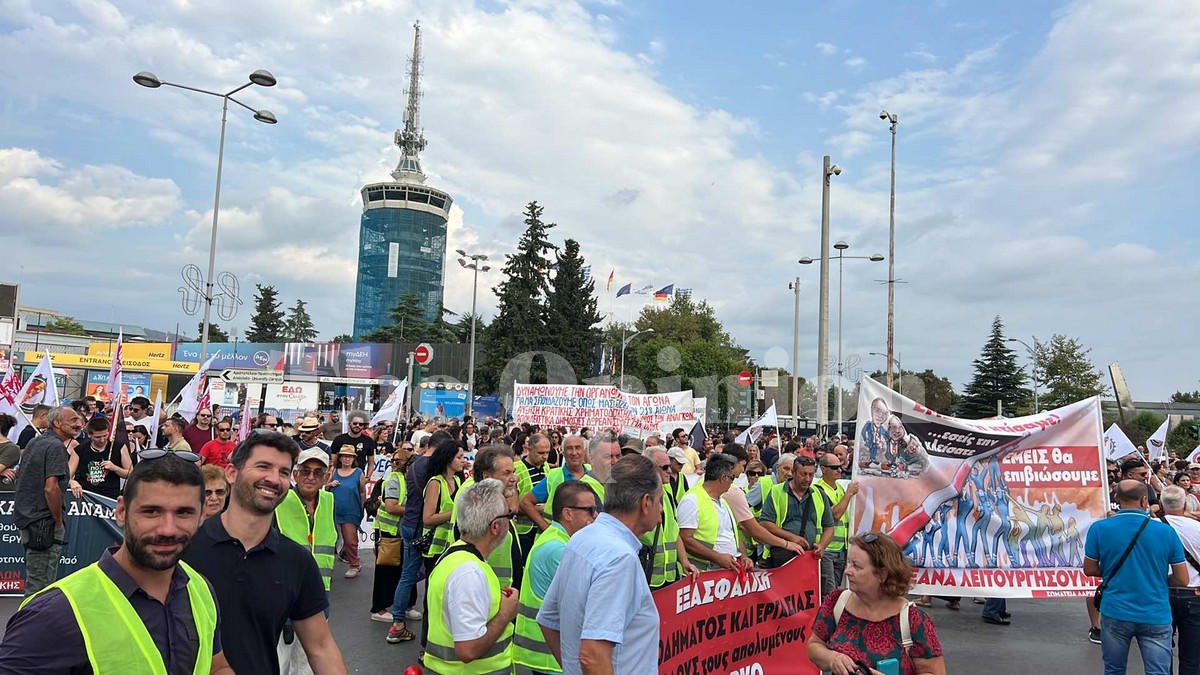 «Είμαστε άνθρωποι, δεν είμαστε αριθμοί» – Οι πορείες για την 88η ΔΕΘ (ΦΩΤΟ+VIDEO)