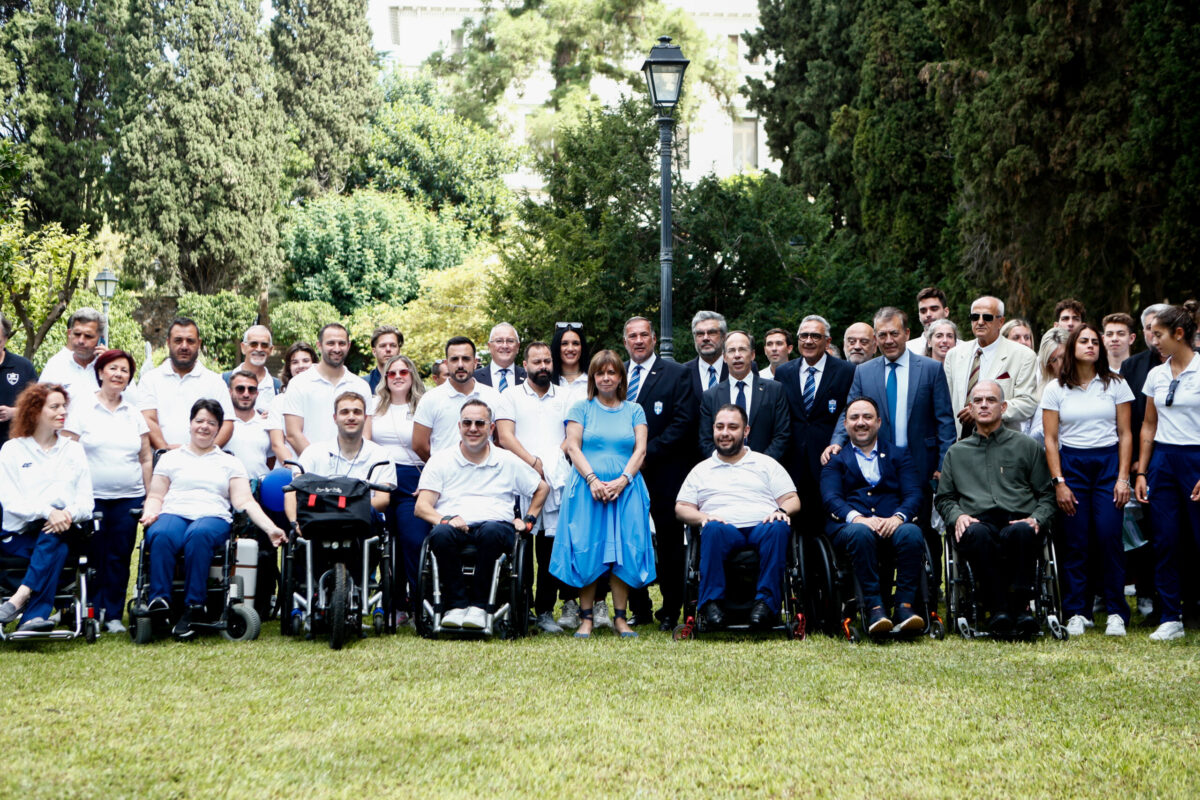 Υποδέχθηκε τους αθλητές των Ολυμπιακών και Παραολυμπιακών Αγώνων η πρόεδρος της Δημοκρατίας (ΦΩΤΟ)