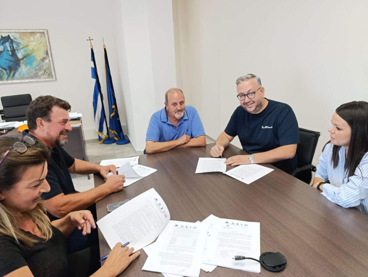 Δ. Ωραιοκάστρου: Υπογράφηκε η σύμβαση για την ανάπλαση της πλατείας έναντι του Δημοτικού Σχολείου Πενταλόφου