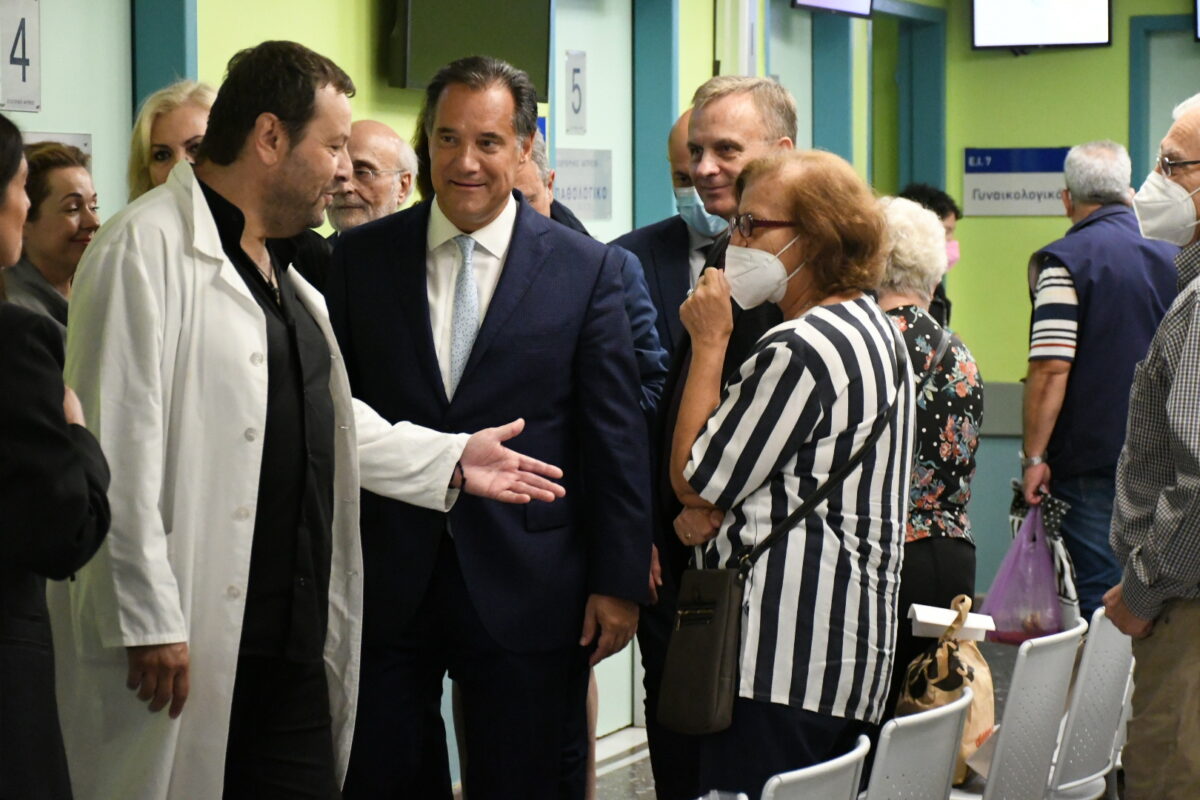 Σε νοσοκομεία της Θεσσαλονίκης ο Άδωνις Γεωργιάδης (ΦΩΤΟ)