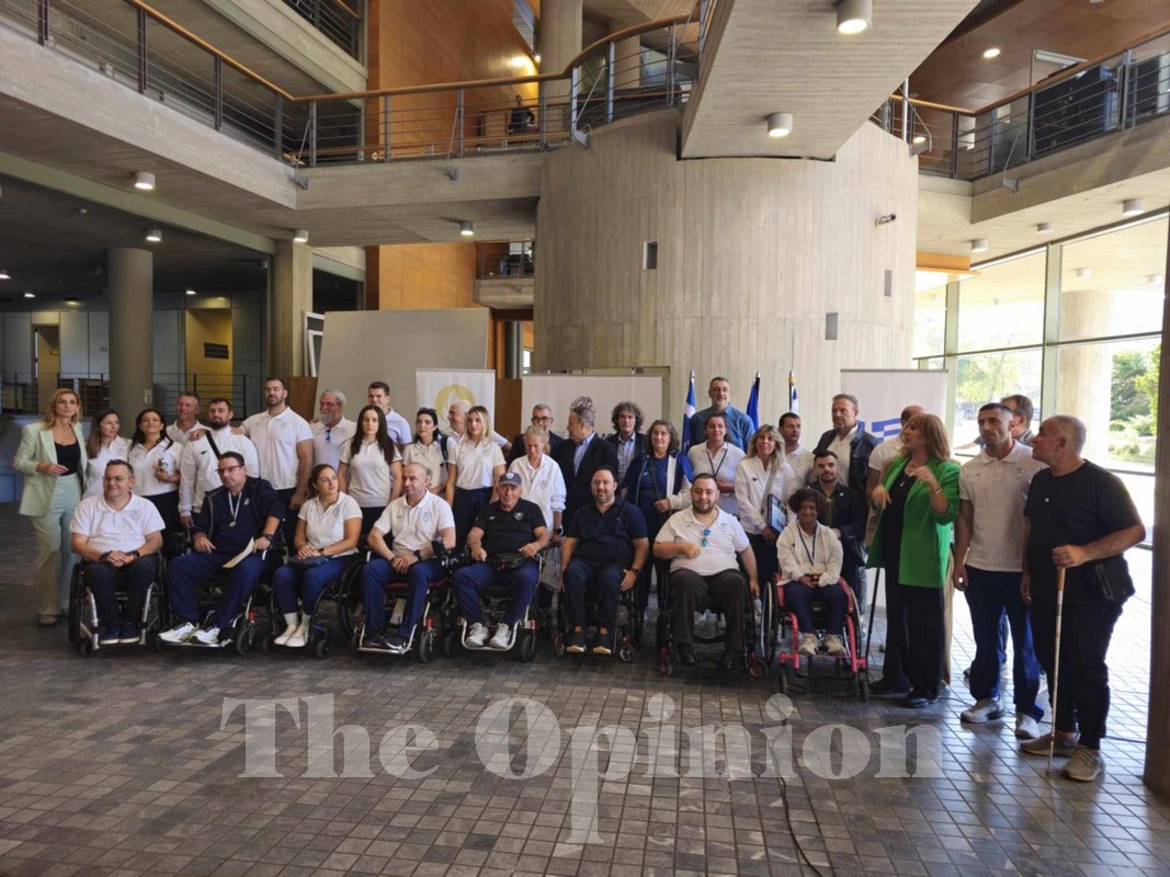 Αγγελούδης προς Παραολυμπιονίκες: «Η εικόνα της μεγάλης Ελλάδας που κερδίζει» (ΦΩΤΟ)