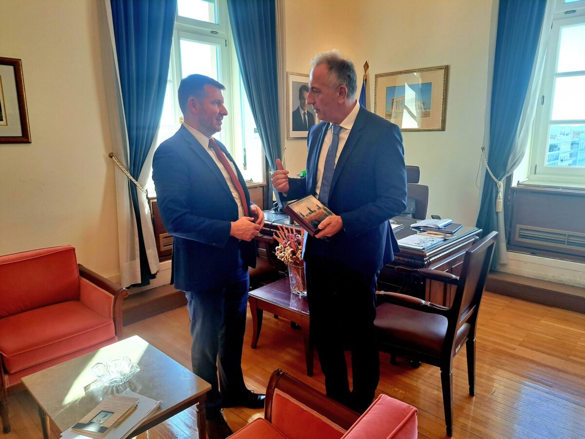 Συνάντηση Καλαφάτη με τον Γενικό Γραμματέα του Υπουργείου Εξωτερικών της Εσθονίας- Όσα συζητήθηκαν (ΦΩΤΟ)