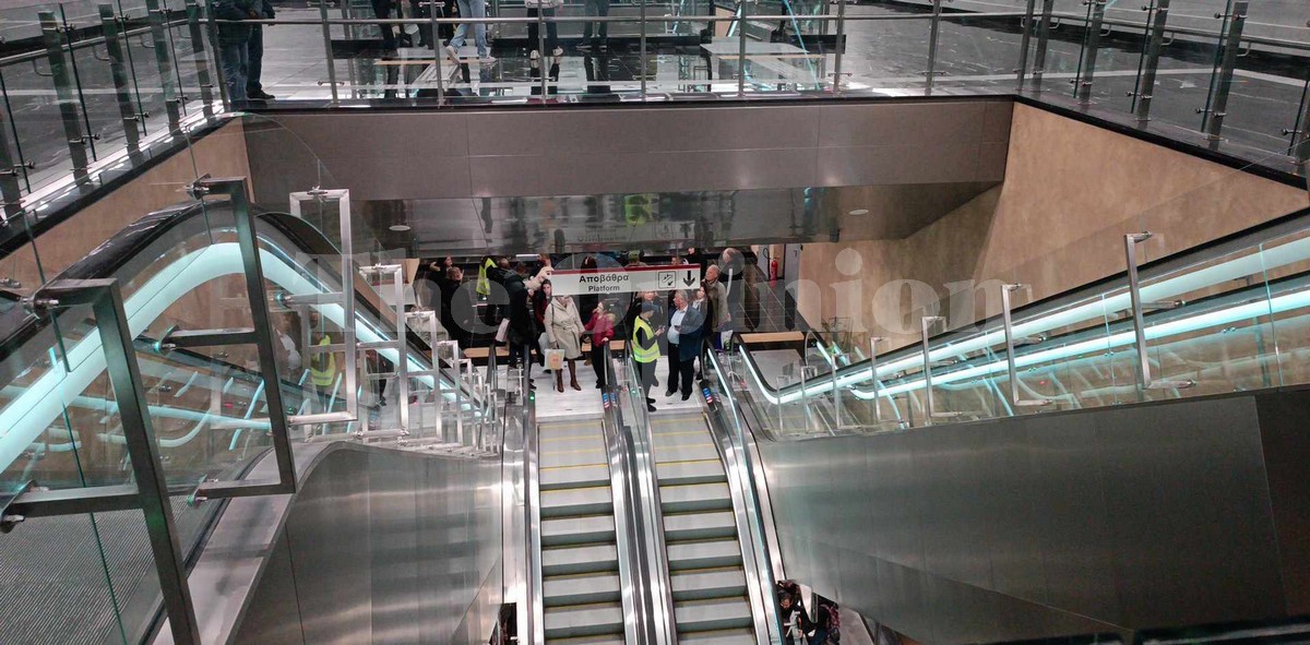 Μετρό Θεσσαλονίκης: Τραυματισμός δύο ατόμων στον σταθμό Αγίας Σοφίας