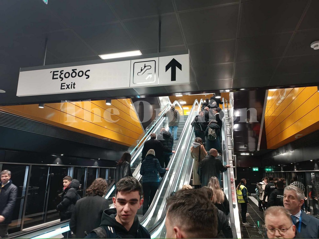 Κοσμοπλημμύρα στο Μετρό της Θεσσαλονίκης (ΦΩΤΟΡΕΠΟΡΤΑΖ)