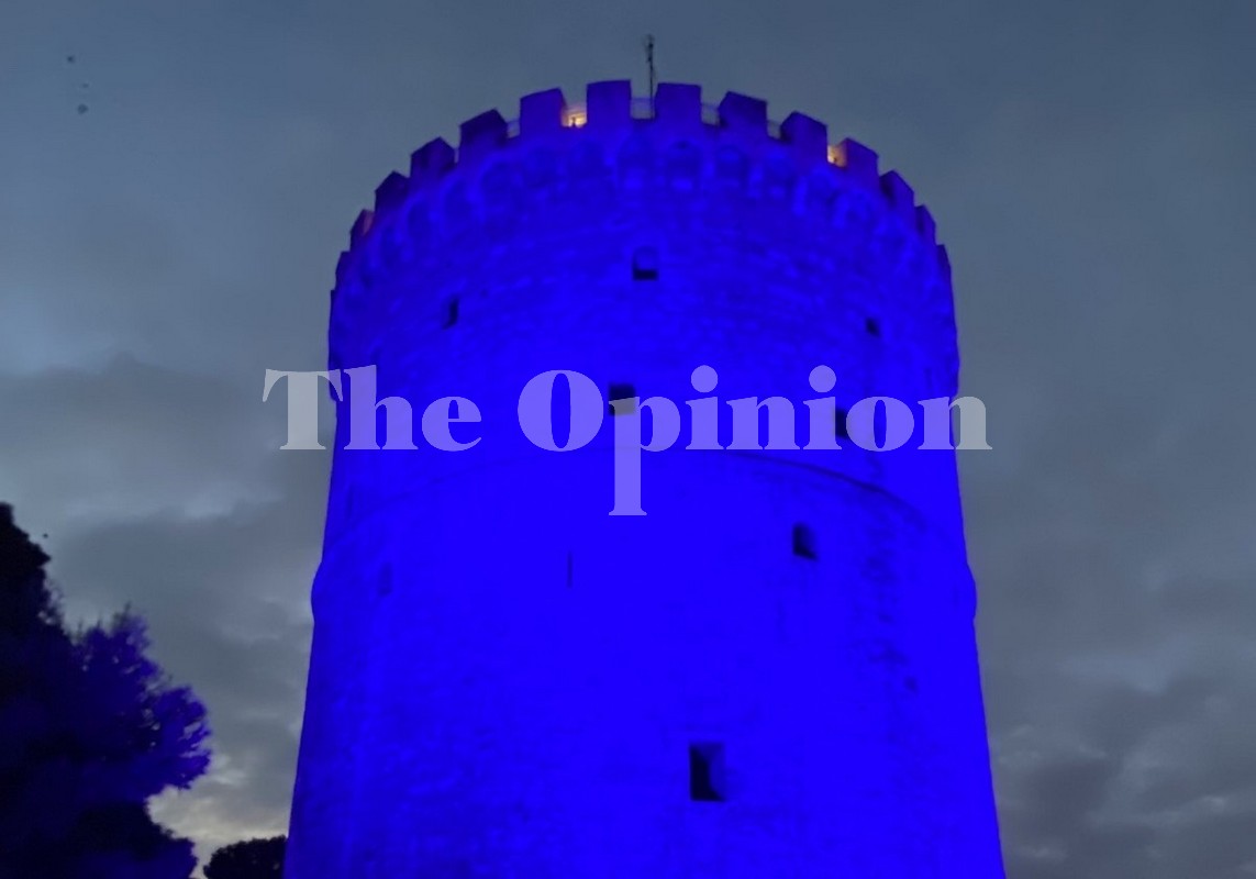 Στα μπλε ο Λευκός Πύργος για την Παγκόσμια Ημέρα Διαβήτη – «Η φετινή Παγκόσμια Ημέρα είναι αφιερωμένη στην ευζωία»