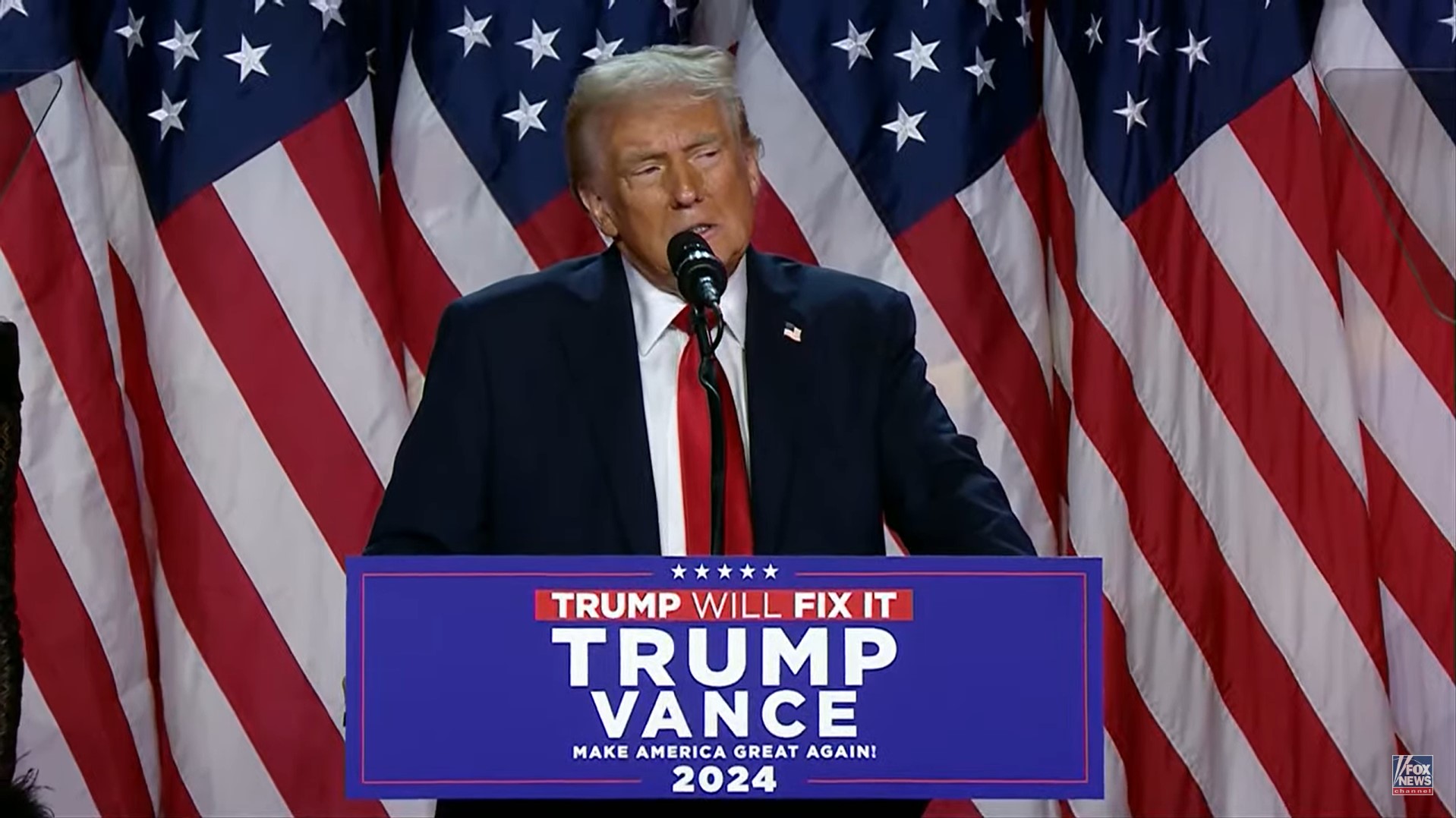 Ο Ντόναλντ Τραμπ 47ος πρόεδρος των ΗΠΑ – «Γράψαμε ιστορία απόψε» (VIDEO)