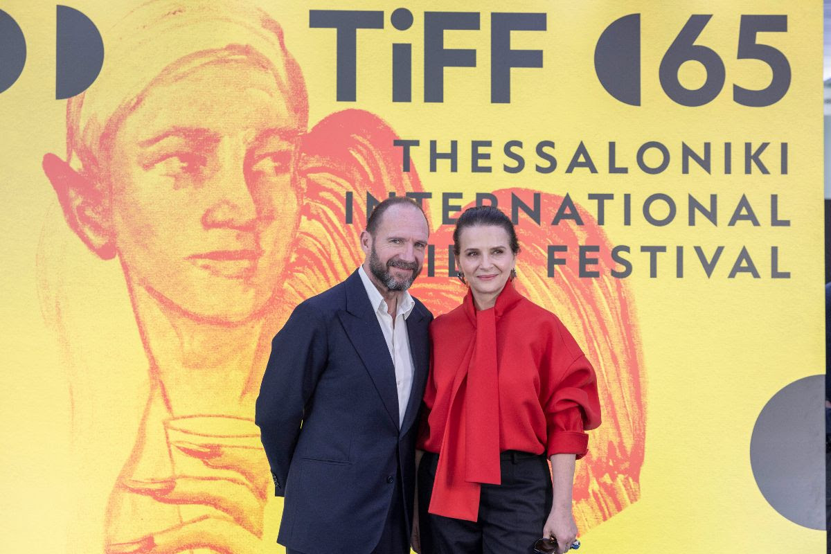 H Ζιλιέτ Μπινός και o Ρέιφ Φάινς στο 65ο Φεστιβάλ Κινηματογράφου Θεσσαλονίκης (ΦΩΤΟ)