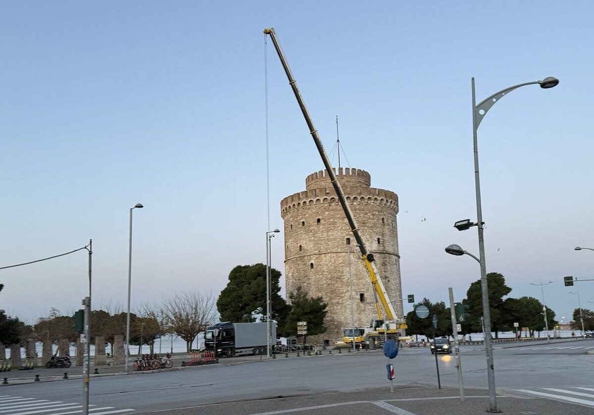 Αντίστροφη μέτρηση για το πρωτοχρονιάτικο πάρτι στον Λευκό Πύργο (ΦΩΤΟ)