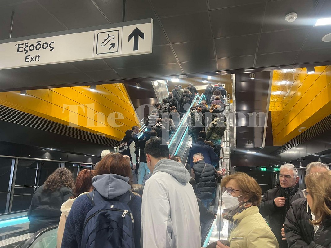 Για… βόλτα στον σταθμό του μετρό «Αγίας Σοφίας» (ΦΩΤΟ)