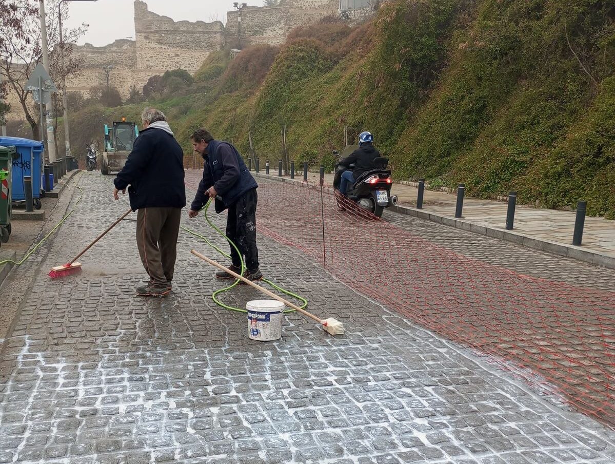 Δήμος Θεσσαλονίκης: Συνεχίζονται και σήμερα εργασίες στο οδικό δίκτυο