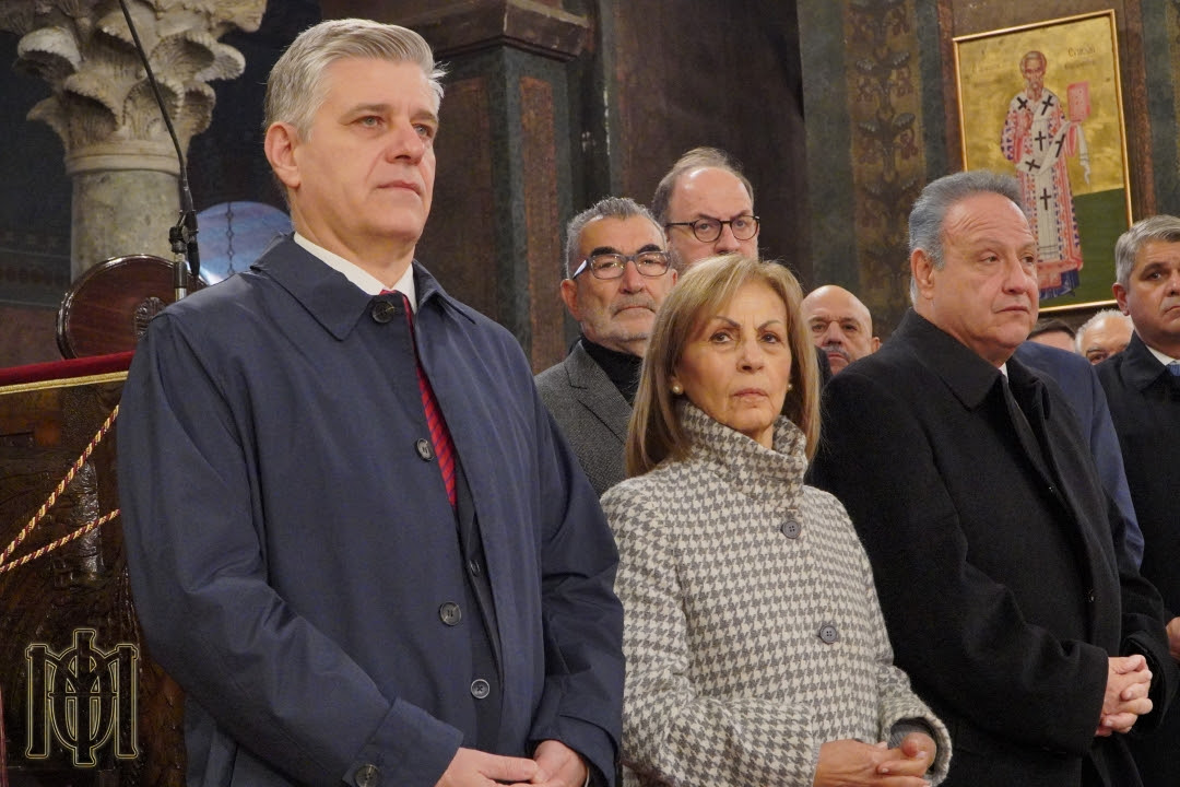 Παρουσία της Αθηνάς Αηδονά η Δοξολογία στον Καθεδρικό Ιερό Ναό της Του Θεού Σοφίας