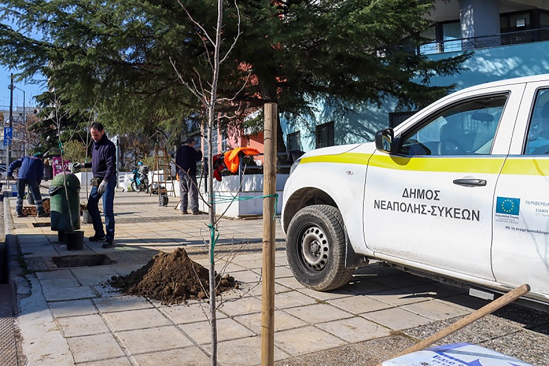 Δήμος Νεάπολης-Συκεών: Χιλιάδες φυτεύσεις για τη βελτίωση της αναλογίας πρασίνου ανά κάτοικο στη Θεσσαλονίκη (ΦΩΤΟ)