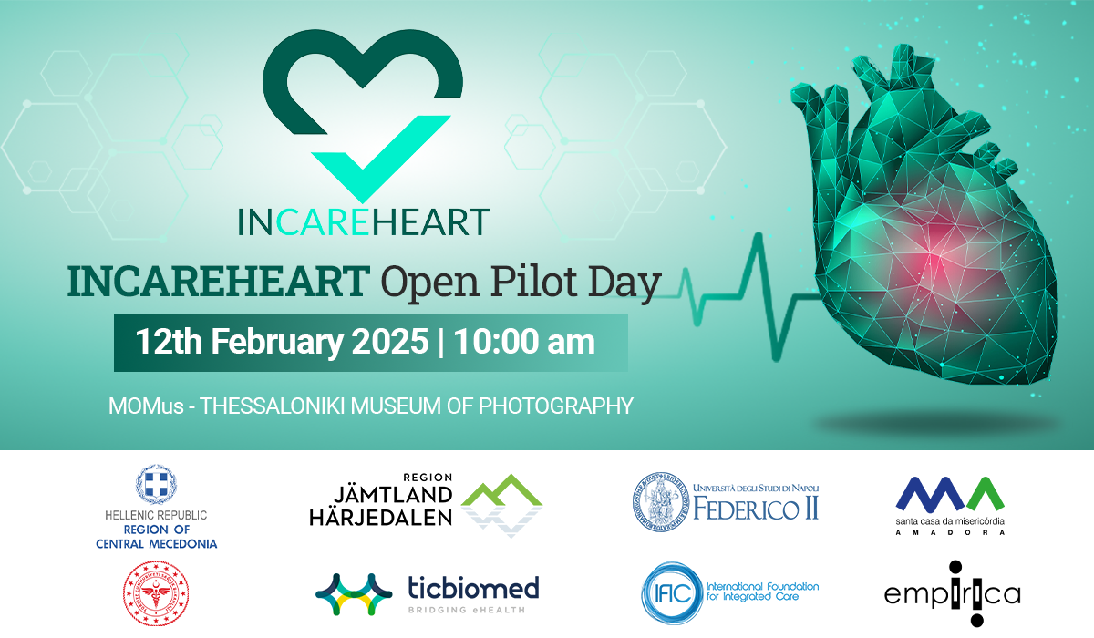 InCareHeart – Open Pilot Day: Πώς η Τηλεπαρακολούθηση αλλάζει τη Φροντίδα της Καρδιακής Ανεπάρκειας