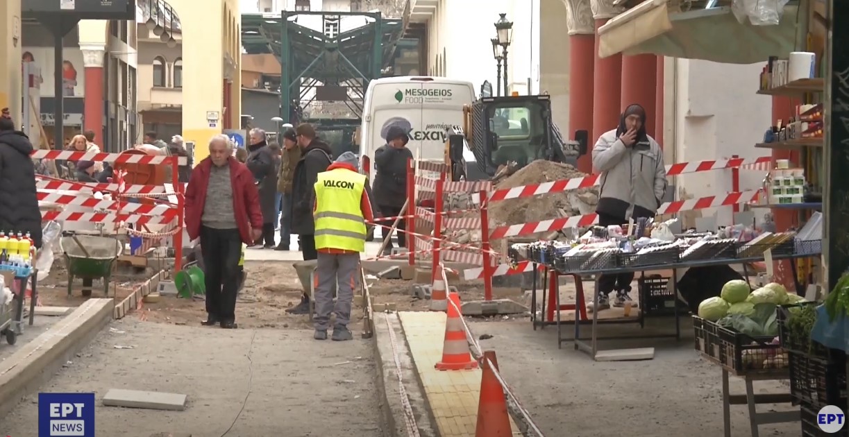 Θεσσαλονίκη: Με εξαιρετικά αργούς ρυθμούς τα έργα για την ανάπλαση στο Καπάνι (VIDEO)