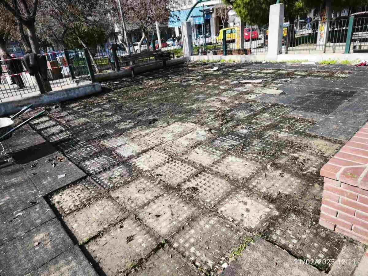 Αγγελούδης: Η πλατεία Καούδη αναβαθμίζεται (ΦΩΤΟ)