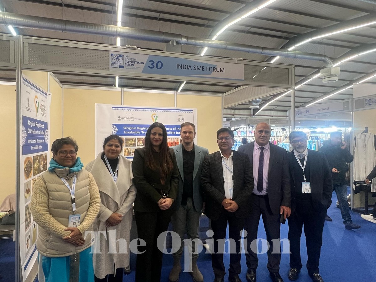 Αντιπροσωπεία του Ελληνοϊνδικού Επιμελητηρίου επισκέφτηκε έκθεση στη ΔΕΘ (ΦΩΤΟ)