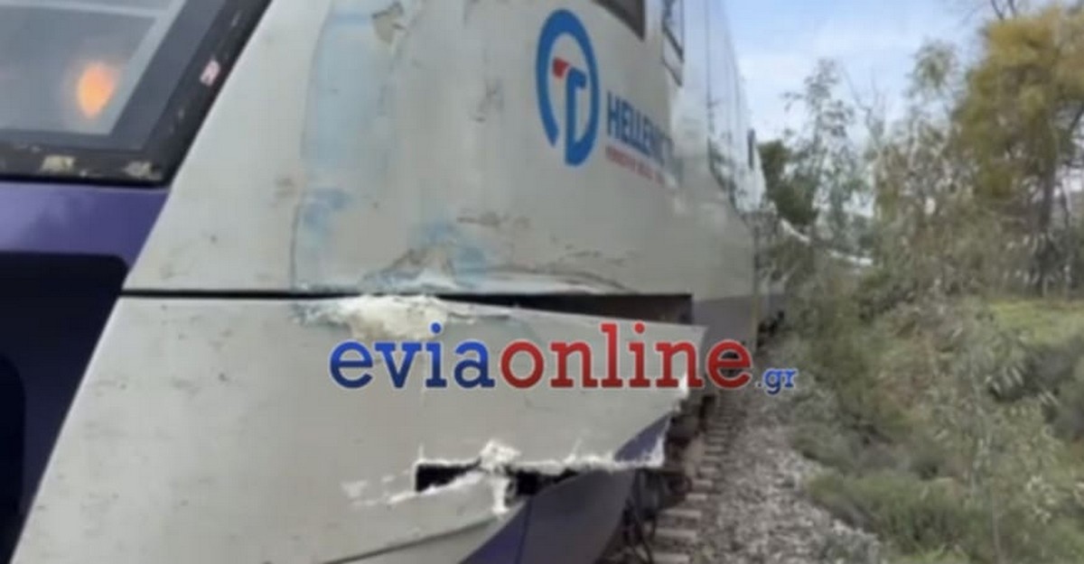 Σύγκρουση προαστιακού με φορτηγό στην Αυλίδα