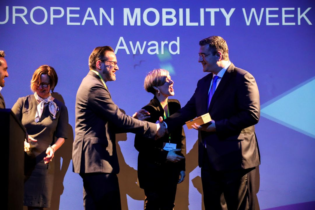 Α. Τζιτζικώστας από τα βραβεία της Ευρωπαϊκής Εβδομάδας Κινητικότητας: «Η ΕΕ επιβραβεύει τις πόλεις που βελτιώνουν την καθημερινότητα των πολιτών με συγκεκριμένα έργα και δράσεις»