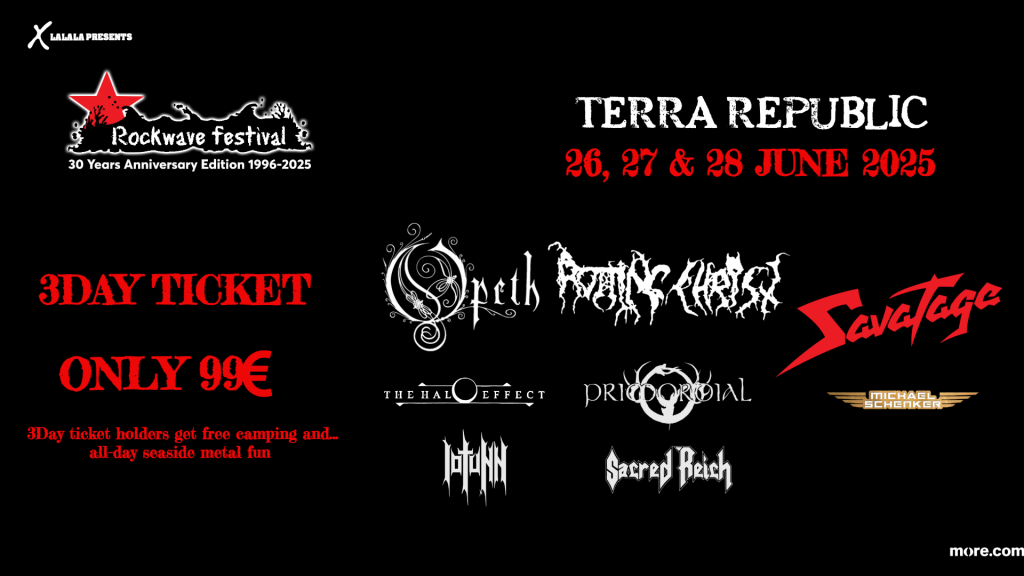 Το Rockwave Festival γιορτάζει 30 χρόνια τρέλας, attitude και beat