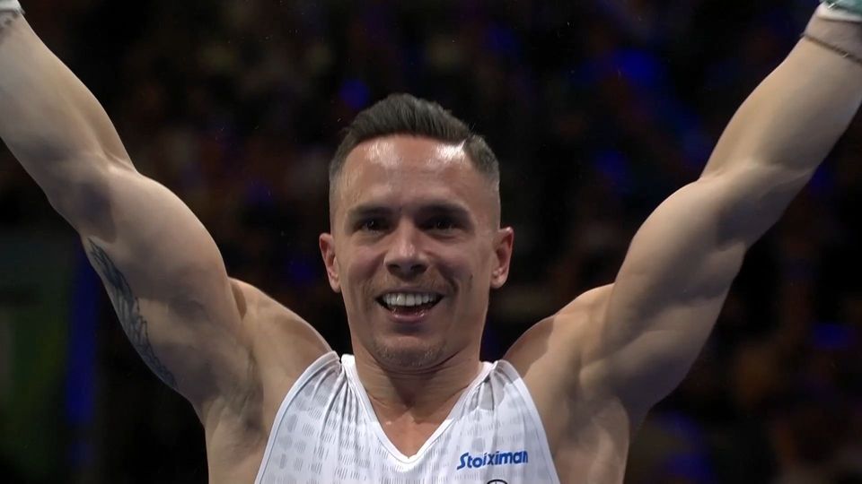 Χρυσός στον τελικό των κρίκων ο Λευτέρης Πετρούνιας