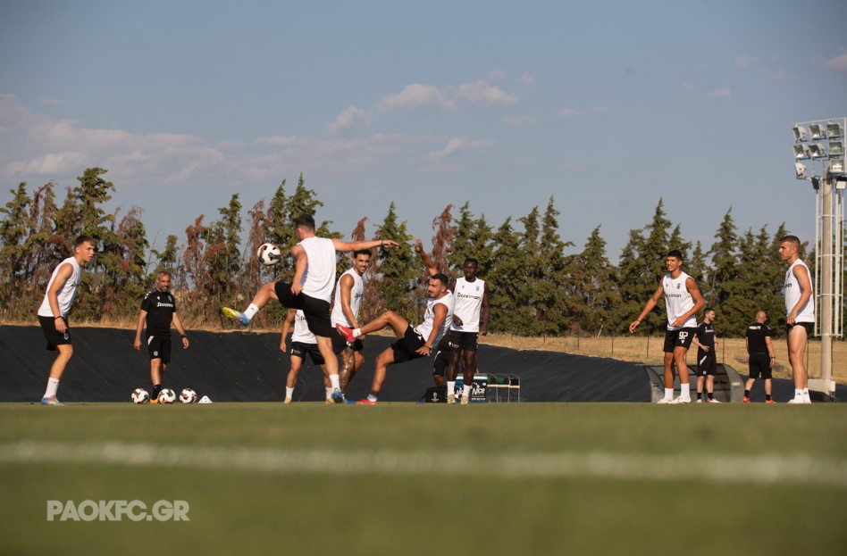 ΠΑΟΚ: Διπλή προπόνηση με «μπόλικη» τακτική