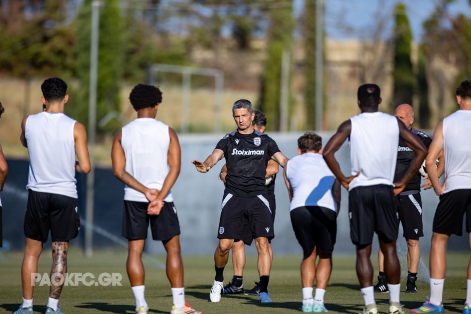 ΠΑΟΚ: Πρωινή γυμναστική και… ξεκούραση (VIDEO)