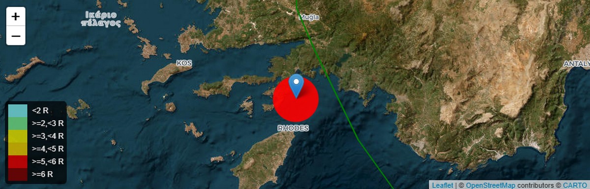 Τουρκία: Έφηβη νεκρή εξαιτίας του σεισμού στη Ρόδο