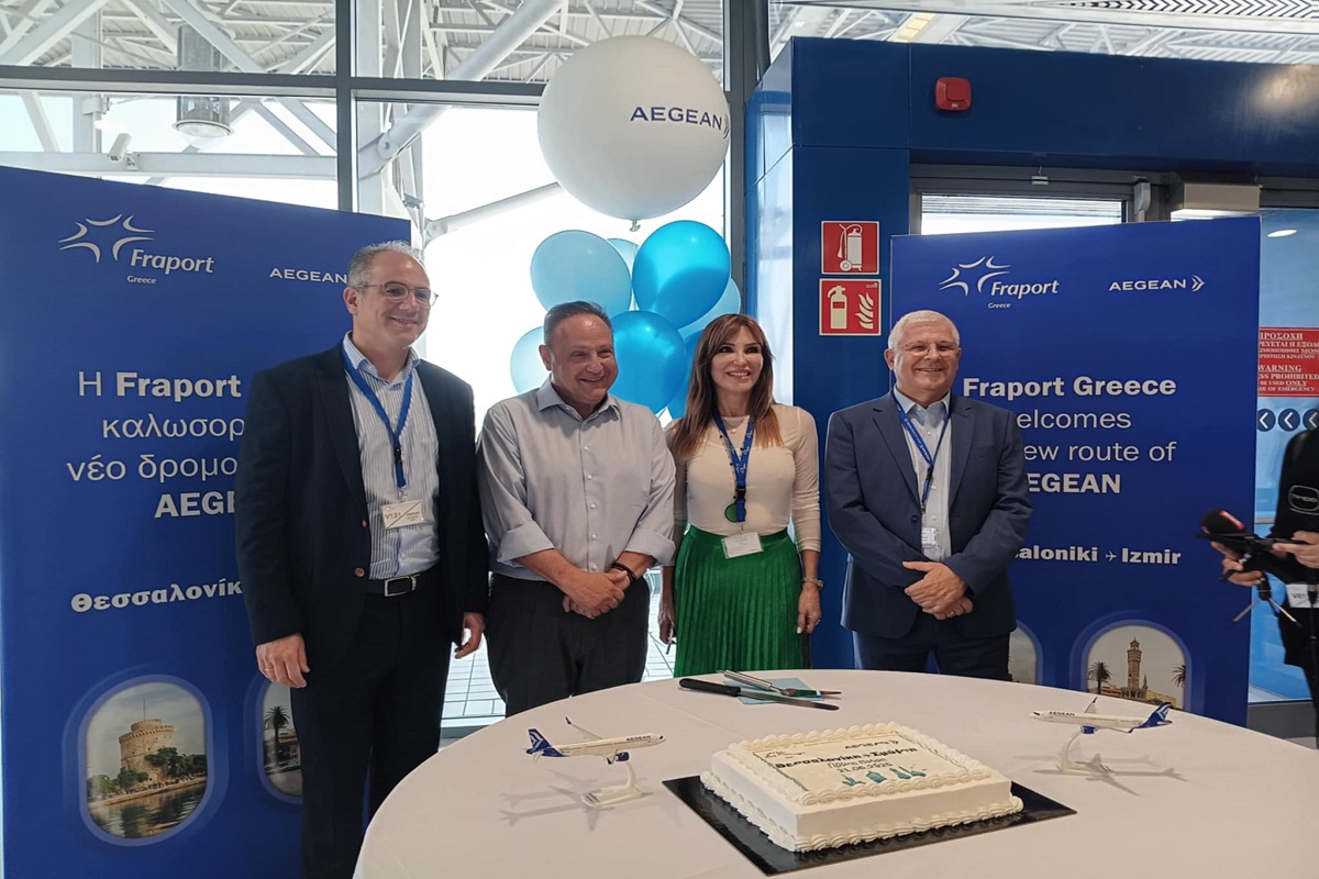 AEGEAN: Εγκαινιάστηκε η γραμμή Θεσσαλονίκη – Σμύρνη (ΦΩΤΟ)