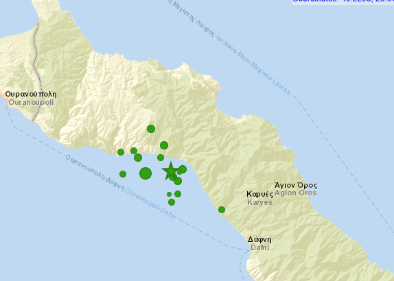 Συναγερμός για τους σεισμούς στο Άγιο Όρος – ΕΜΑΚ και ΕΜΟΔΕ στις Καρυές – Σε επιφυλακή οι αρχές