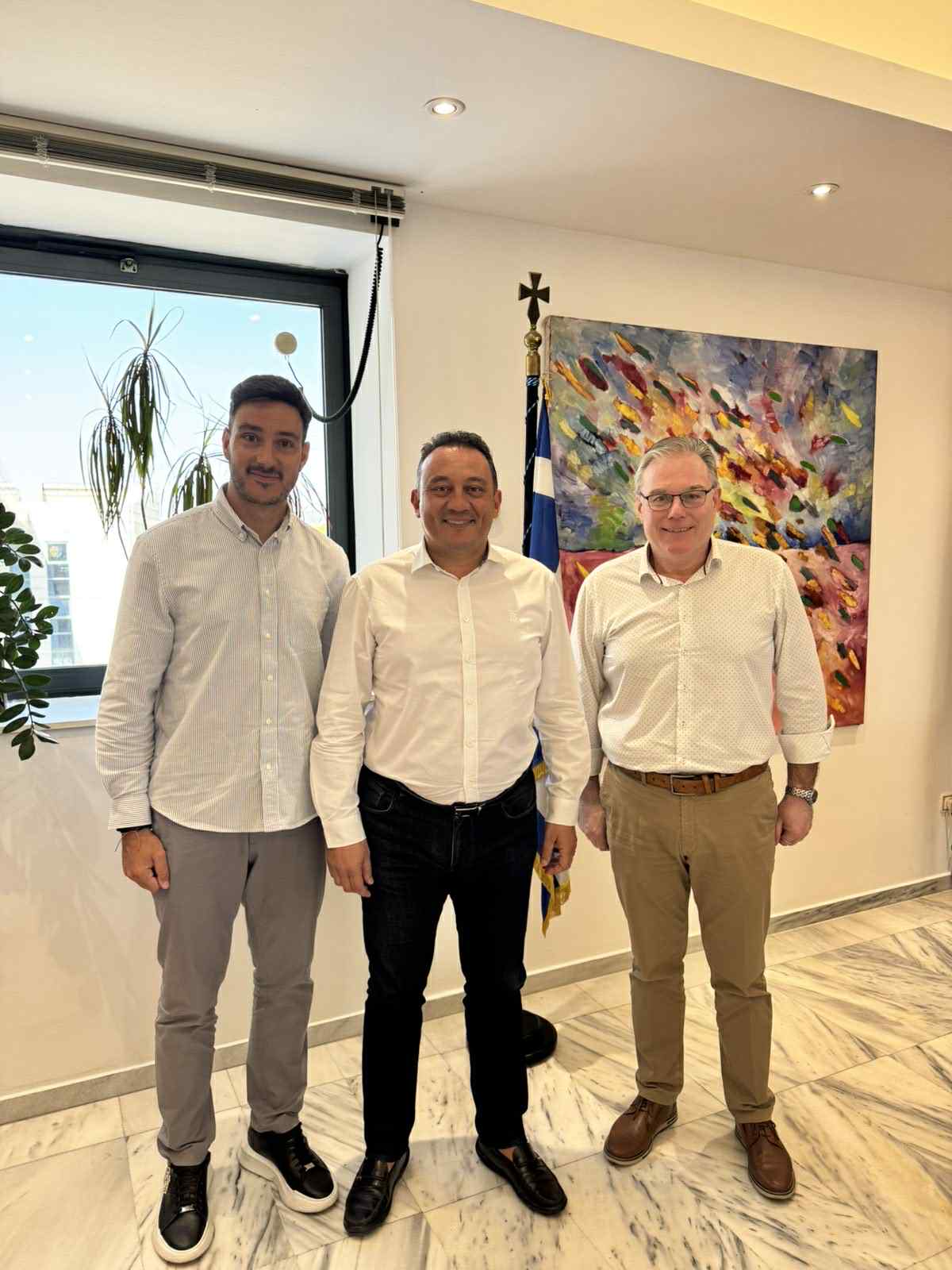 Σειρά επαφών του Δημάρχου Χαλκηδόνος Στ. Αναγνωστόπουλου στην Αθήνα για κρίσιμα ζητήματα του Δήμου